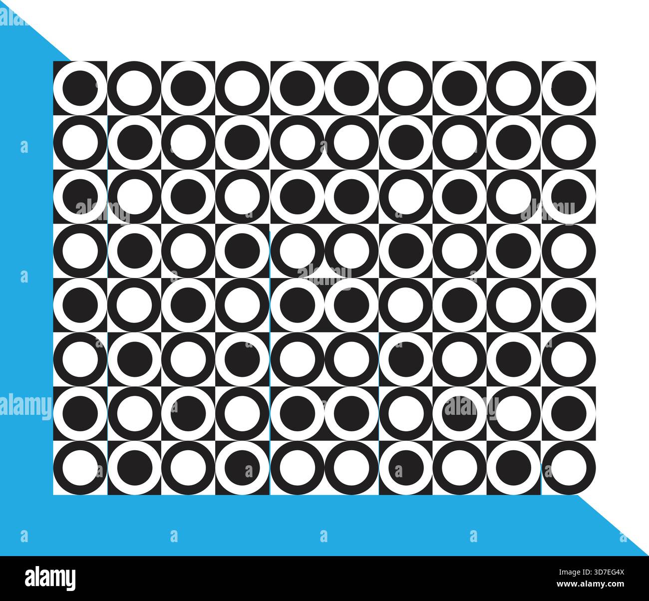 Pattern design layout for background image. 3D pattern design. Unique textile pattern design with black and white colour set. Vector 3D background. Stock Vector