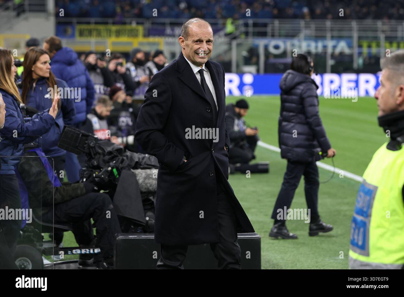 Italy, Milan, 2025 11 23: Max Allegri (AC Milan manager) enters the ...