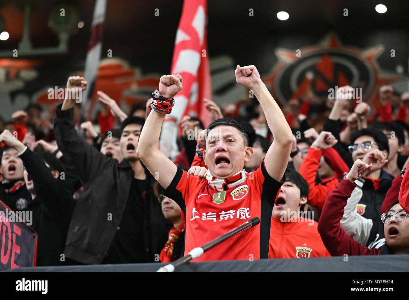 Chn Region League Shanghai, China PR. 25 November, 2025. Fans during the AFC Champions ...