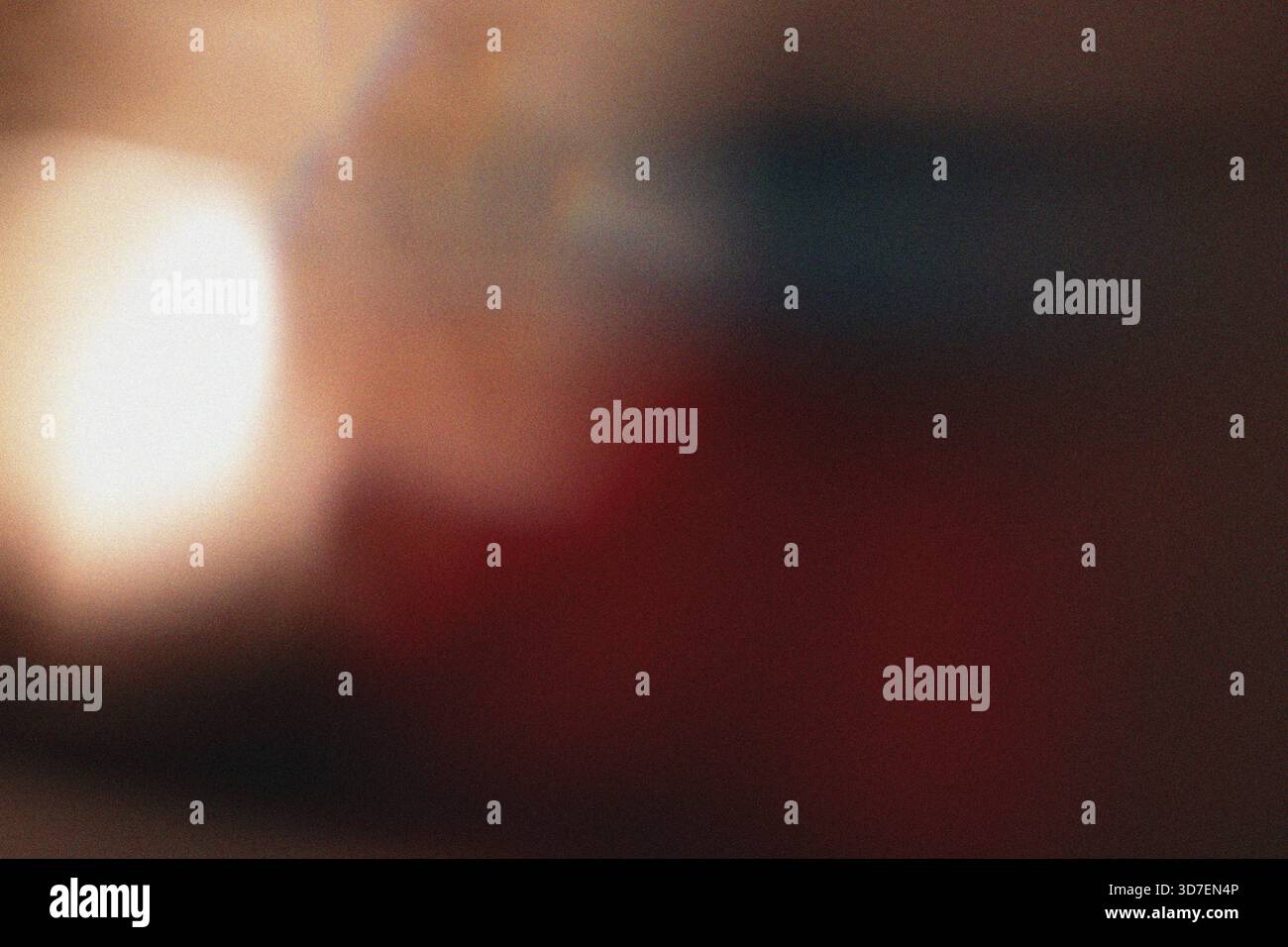 Grain noisy abstract neon colors gradient background for design. Blurred defocused. Lo-fi effect Stock Photo