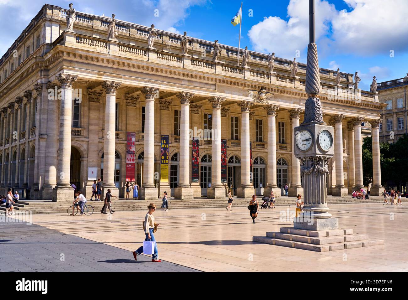 Opéra National de Bordeaux, Grand-Théâtre, Place de la Comédie, Bordeaux, Aquitaine, Gironde, France, Europe Stock Photo