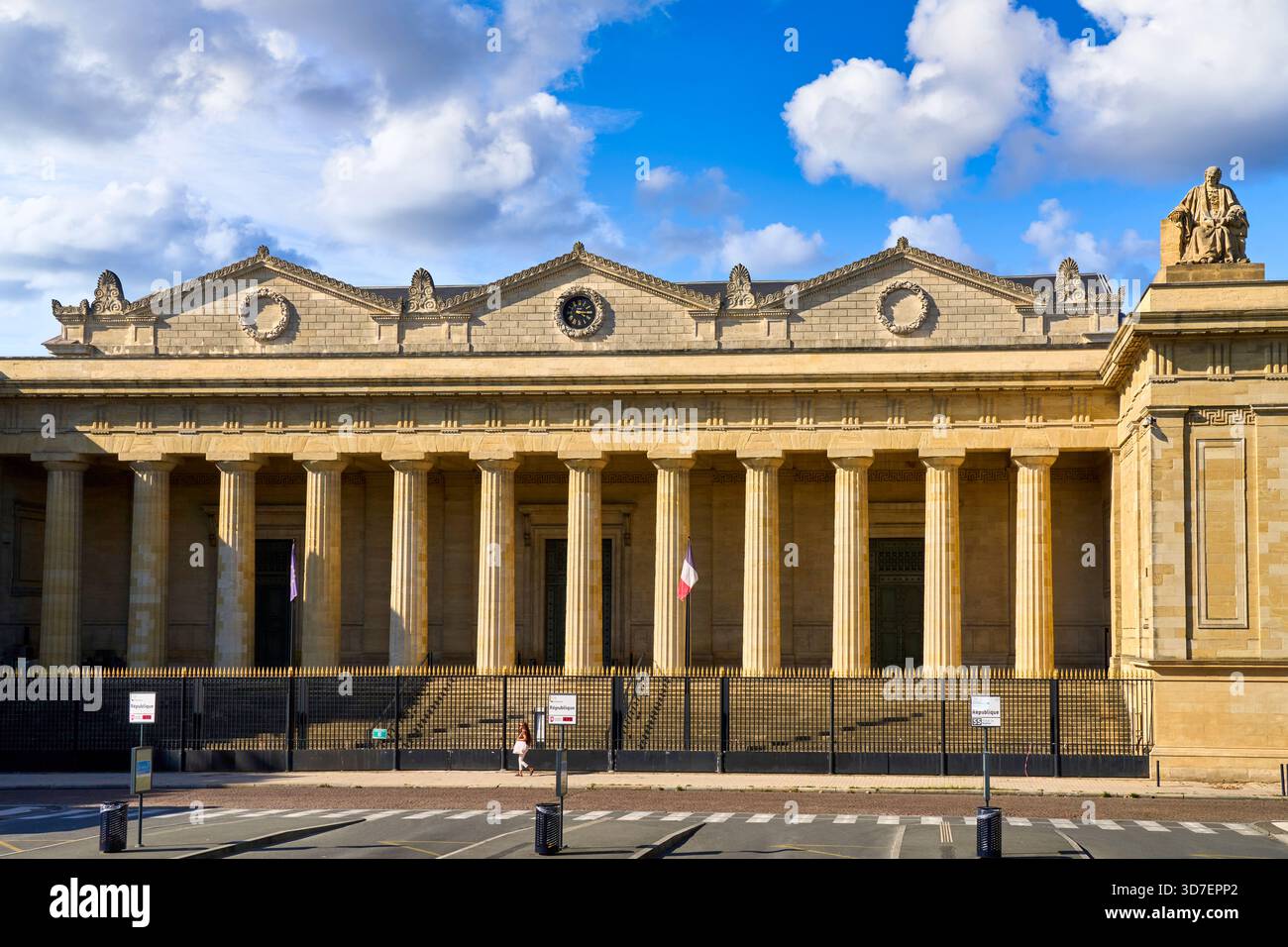 Cour d'Appel de Bordeaux, Place de la République, Aquitaine, Gironde, France, Europe Stock Photo