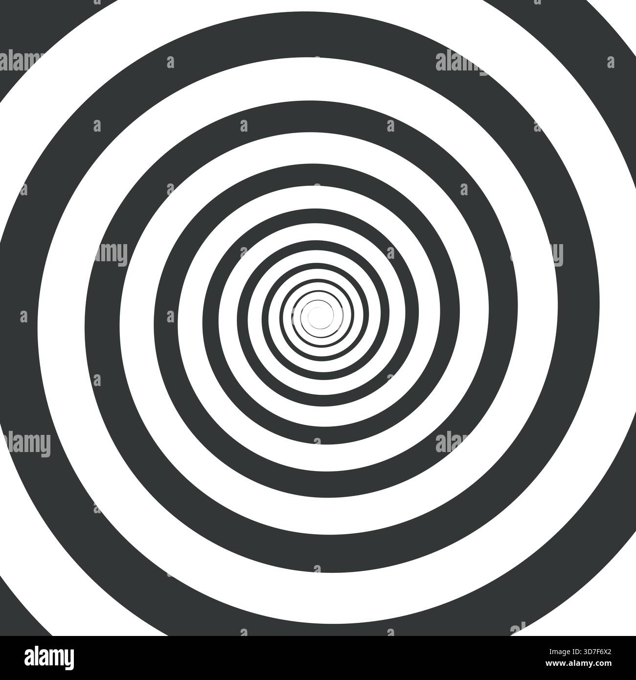 Dynamic hypnotic black white spiral hi-res stock photography and images ...