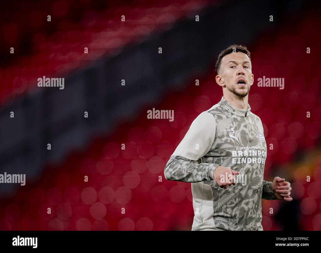 Perisic Md LIVERPOOL - PSV's Ivan Perisic during the MD-1 training session prior ...