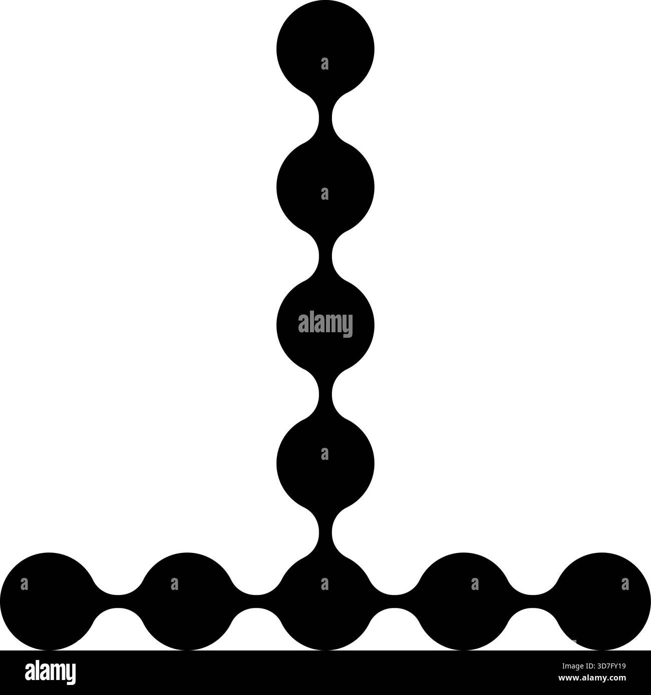 Mesh-like geometric design created with circular nodes linked in a structured pattern. Stock Vector