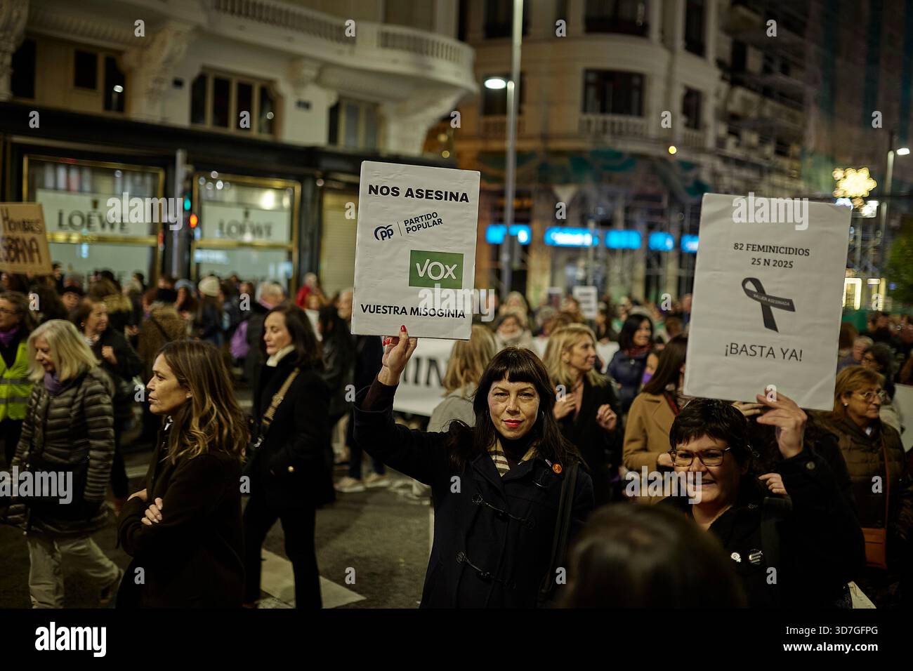 Demonstration Only Palermo, Sicily, Italy. 25th Nov, 2025. On the International Day for ...
