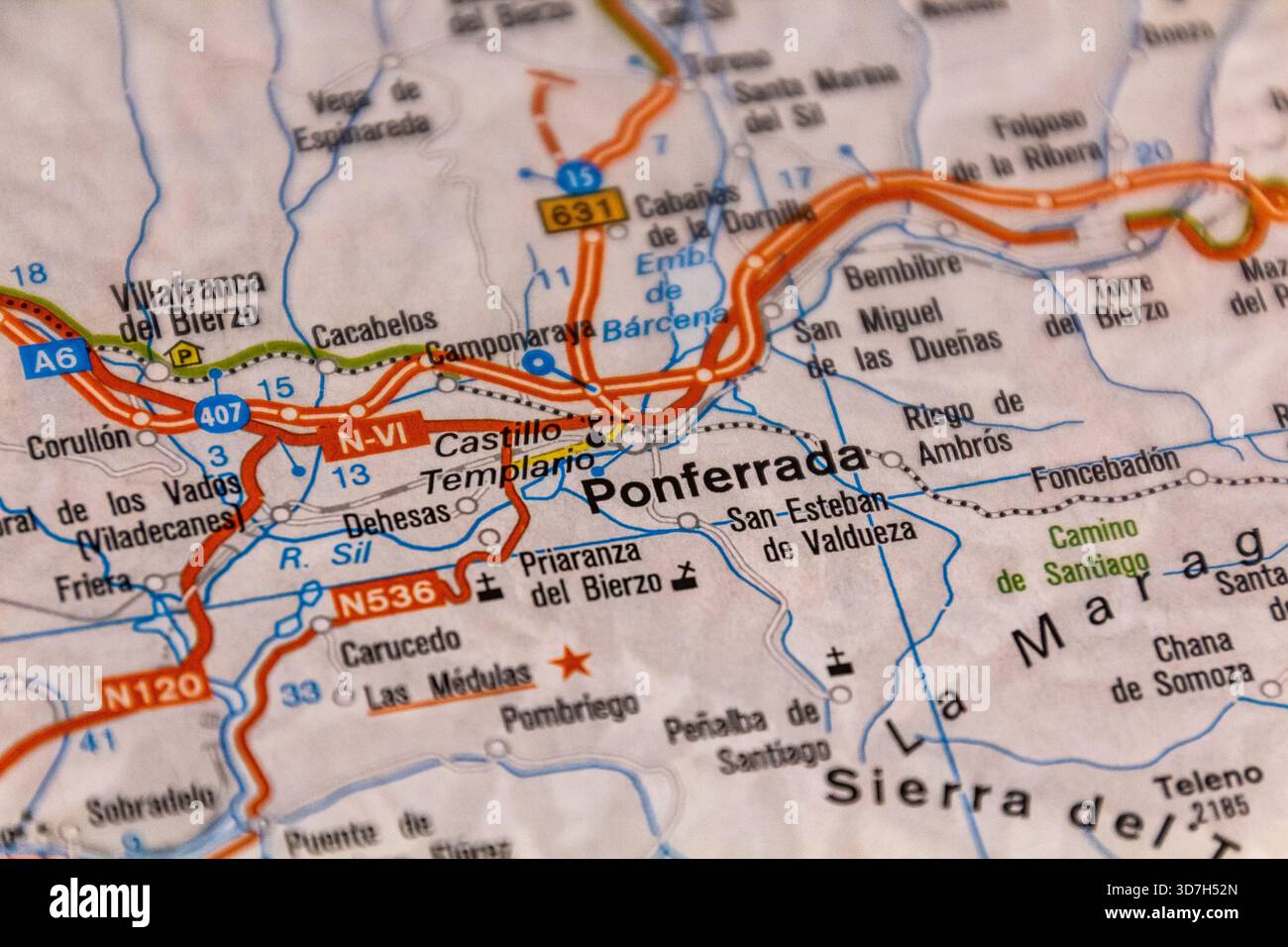 Ponferrada Markページ Ponferrada spain map hi-res stock photography and images - Alamy