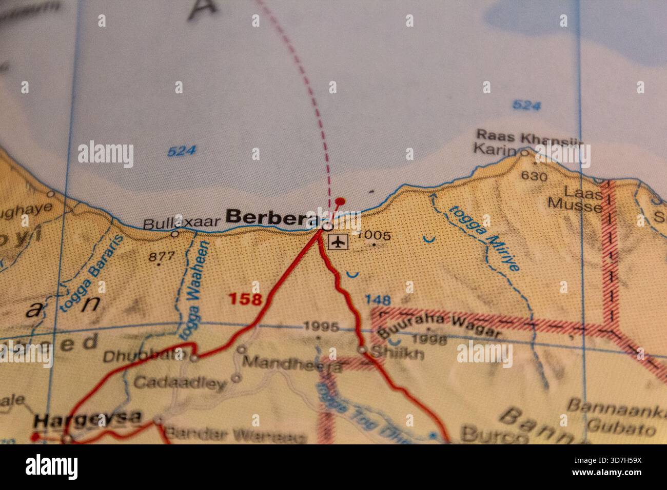 Somalia map hi-res stock photography and images - Alamy