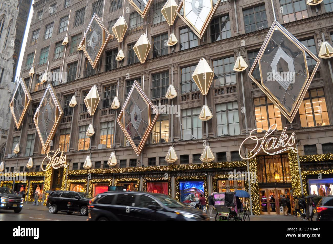 Saks Fifth Avenue is seen in Manhattan, New York City. (Photo by Jimin ...