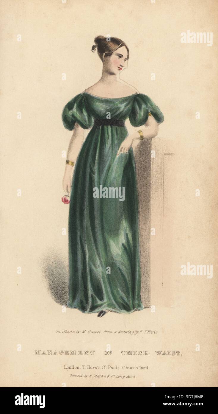 victorian empire waist dress Zapaka Women Halter Neck Pine Green Bridesmaid Dress Mermaid Long Wedding  Party Dress with Slit – ZAPAKA