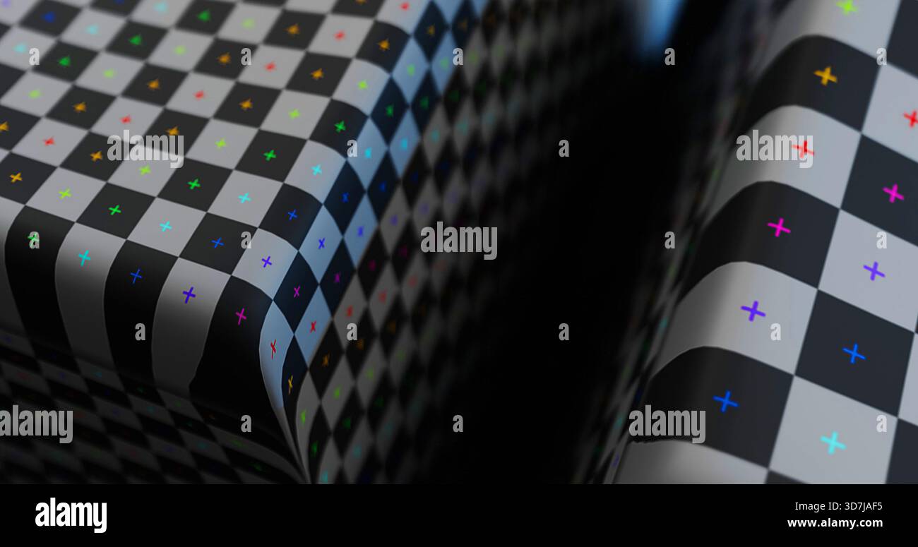 Uv Testing Texture Close-up view of a UV test grid applied to a 3D model, highlighting ...