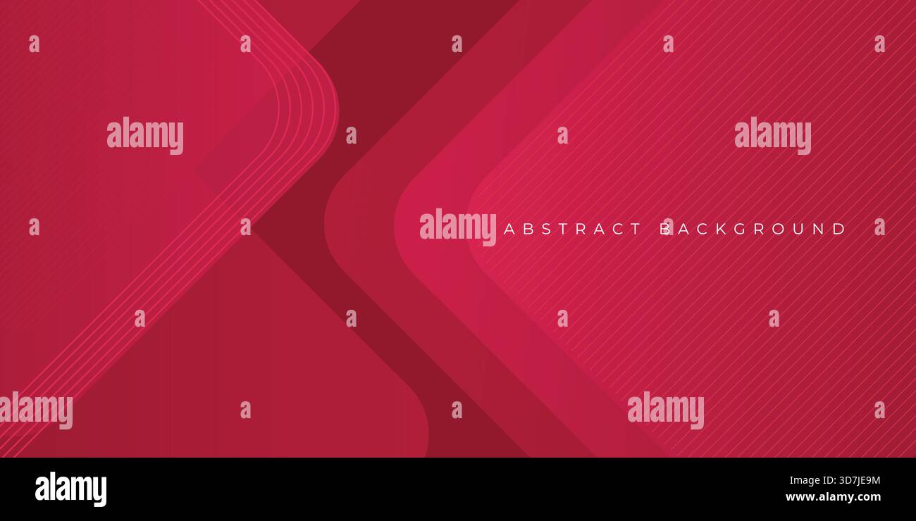 Abstract red cubical background. Dynamic shapes composition with blank space. Vector illustration Stock Vector