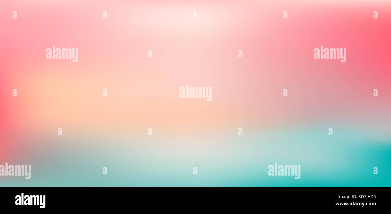 Blue sky background vector illustration. Blurred soft abstract background. Blue gradient. Stock Vector