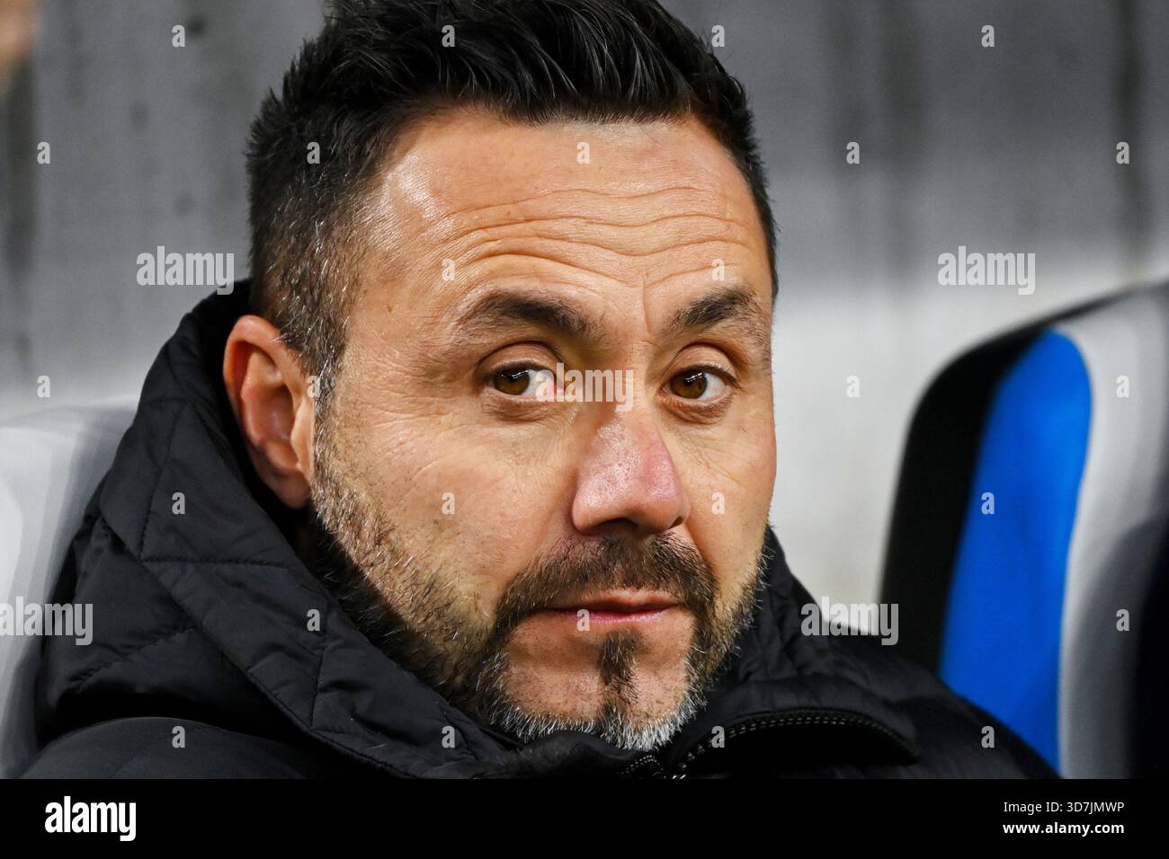 Roberto DE ZERBI head coach of Olympique Marseille during the UEFA ...