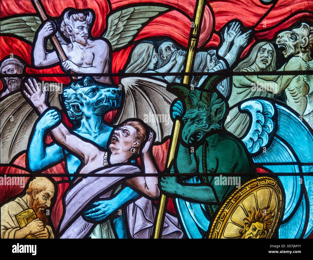 Hell stained glass hi-res stock photography and images - Alamy