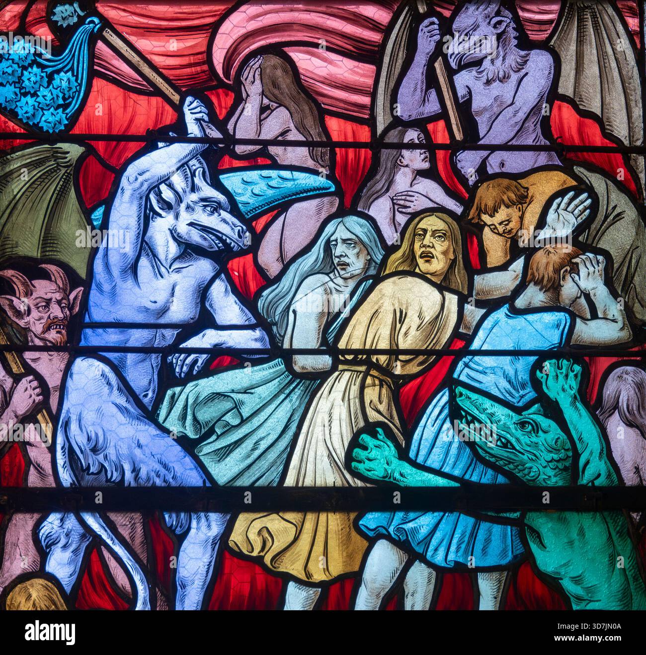 Hell stained glass hi-res stock photography and images - Alamy