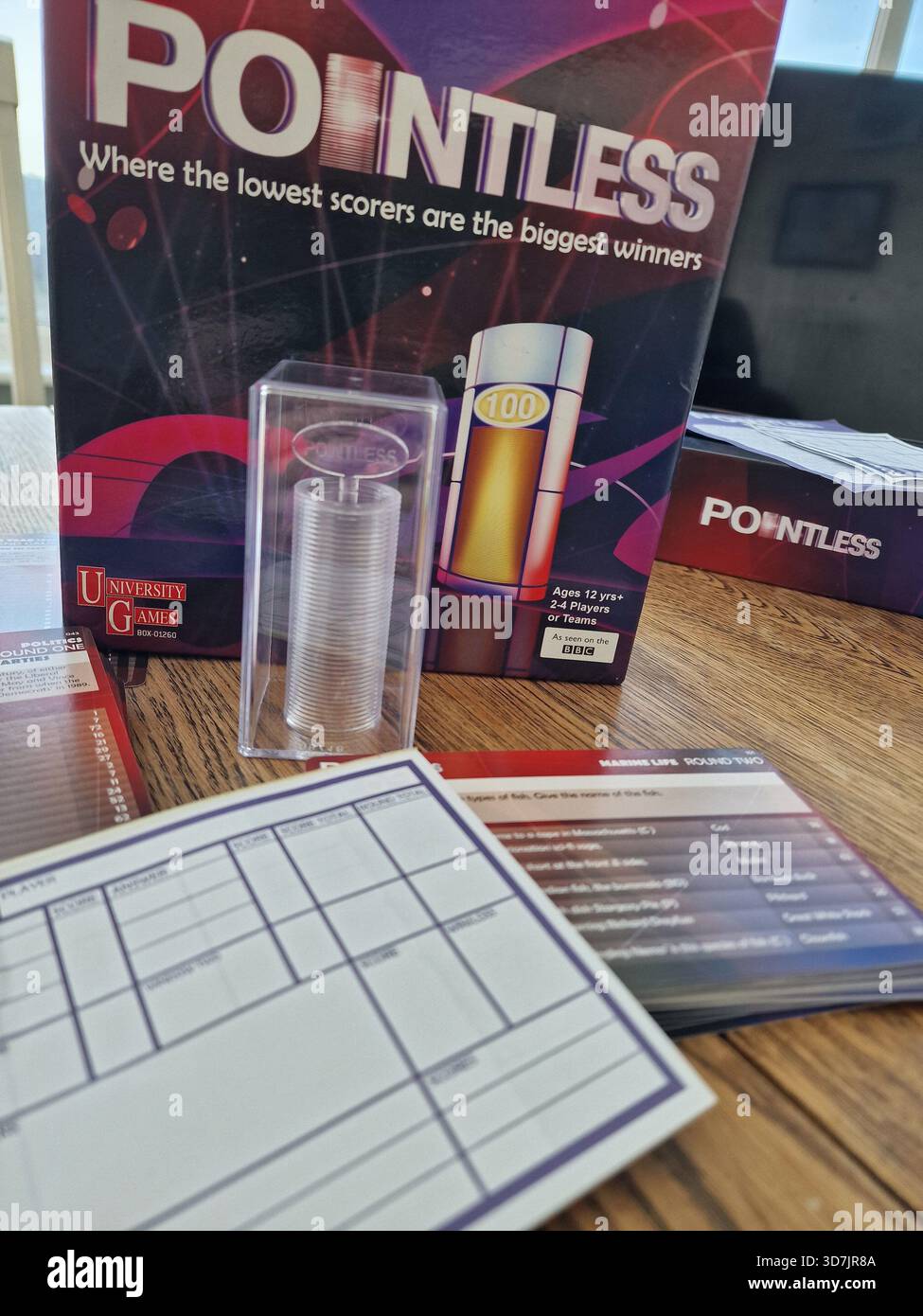 Pointless board game based on the popular BBC television quiz show ...