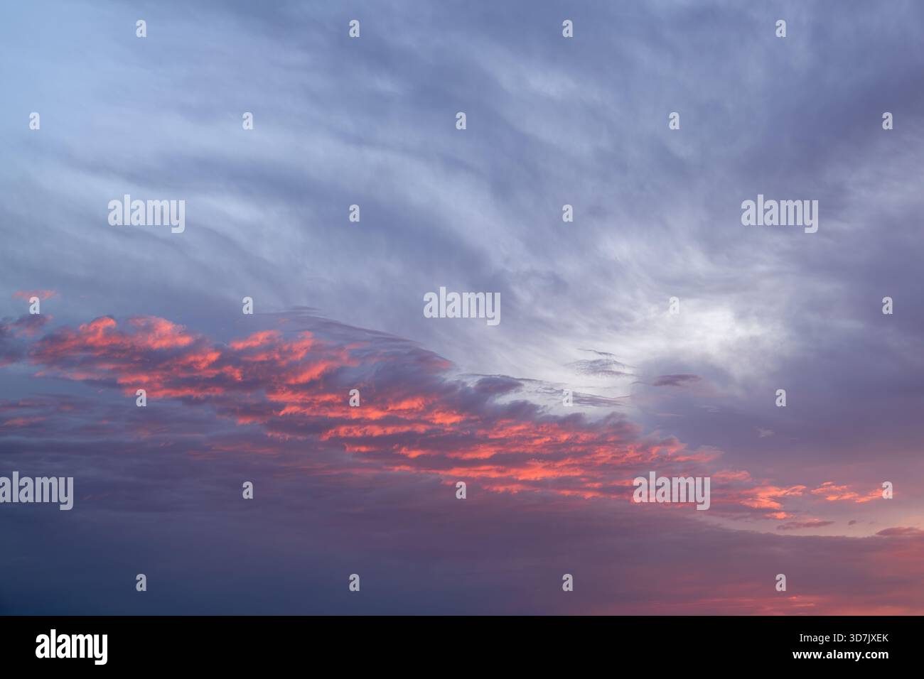 Low angle view to sky with clouds Stock Photo