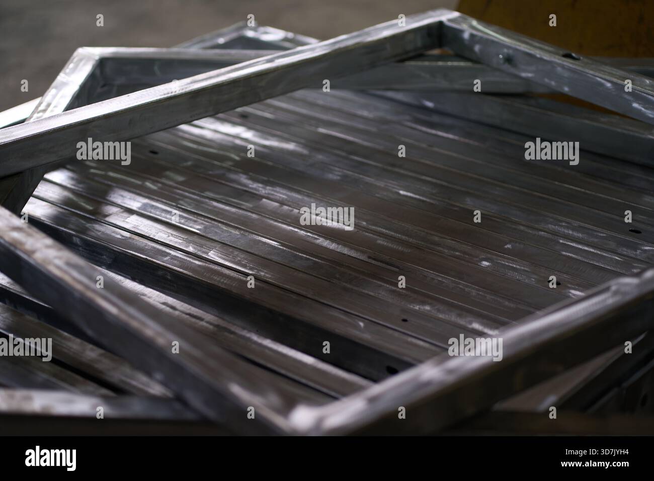 Angular metallic frames hi-res stock photography and images - Alamy