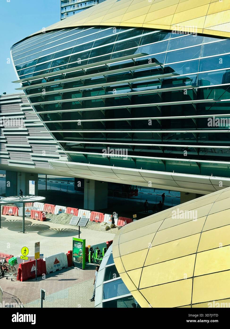 The Dubai Mall Burj Khalifa metro station - Smartphone Captured Stock Image