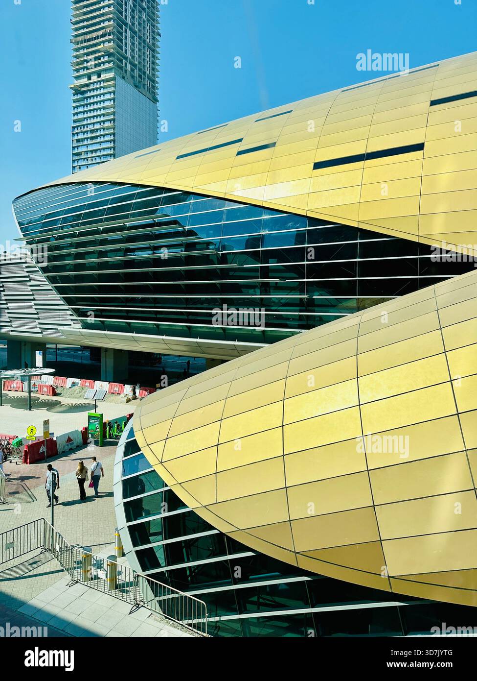 The Dubai Mall Burj Khalifa metro station - Smartphone Captured Stock Image