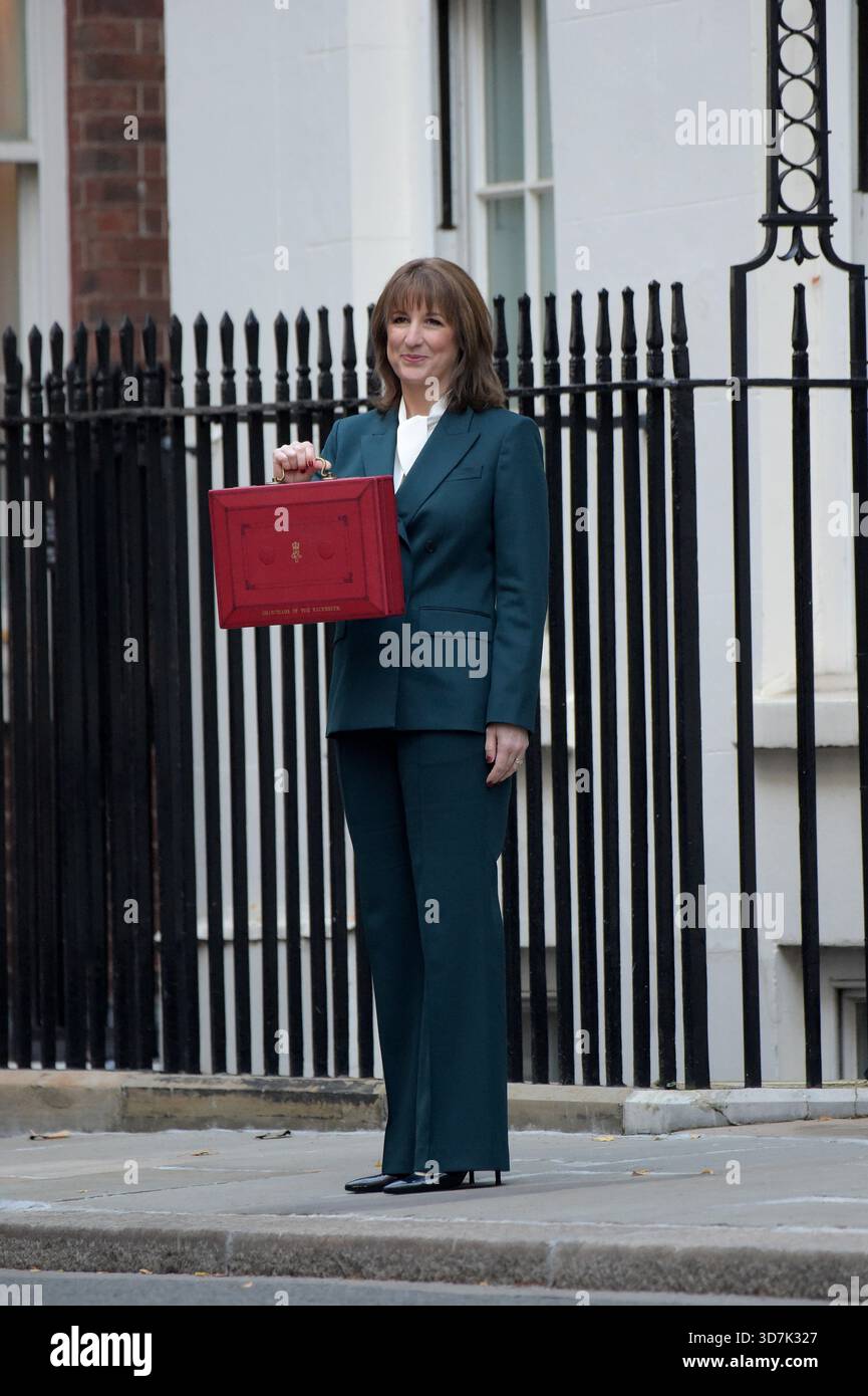 London, UK. 26th Nov, 2025. Rachel Reeves The Chancellor of the ...