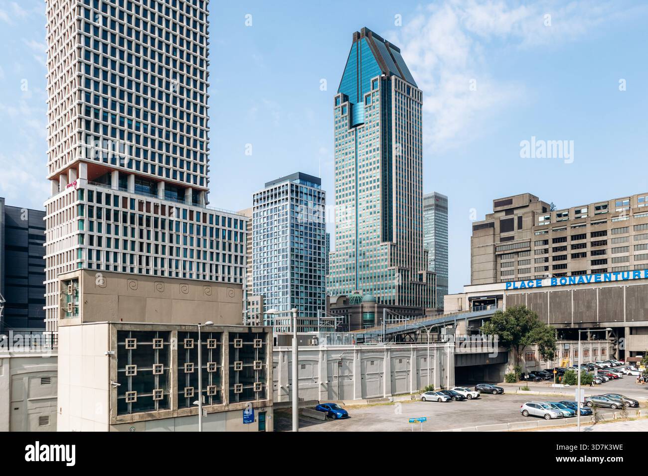 Montreal, Canada – August 14, 2025: Urban skyline with modern high-rise ...