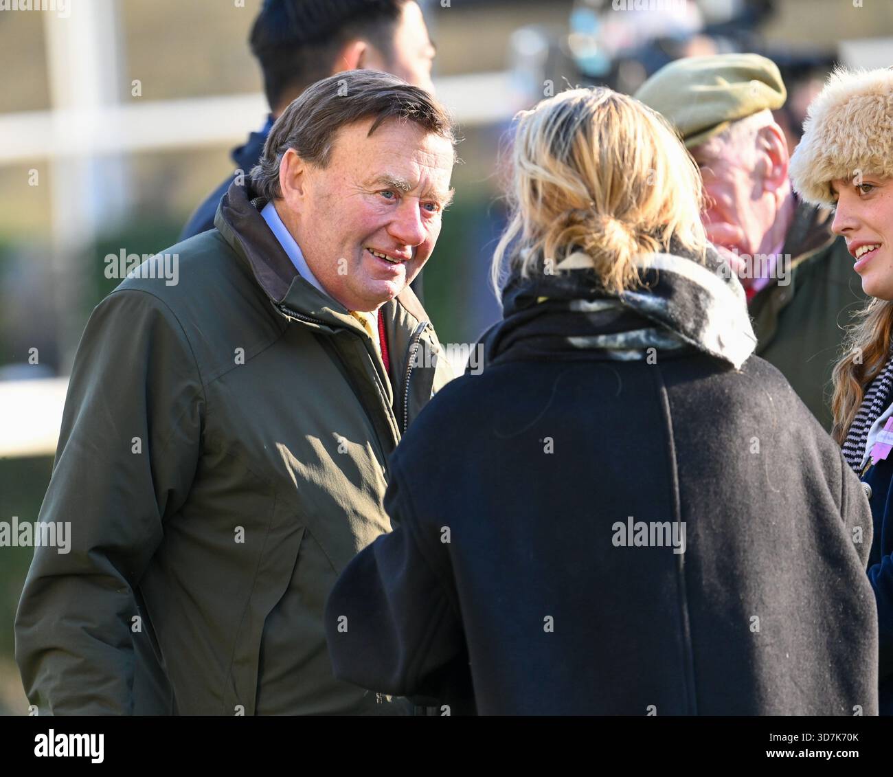 Ascot, UK. 21 November, 2025. Nicky Henderson during the Ladbrokes November Friday Raceday. Credit: Eclecticism Stock Photo