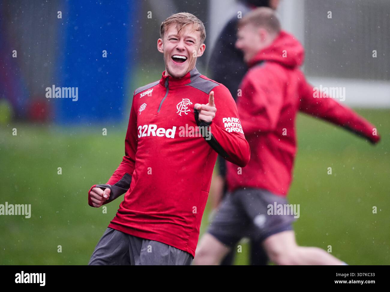 Rangers' Connor Barron during a training session at the Rangers ...