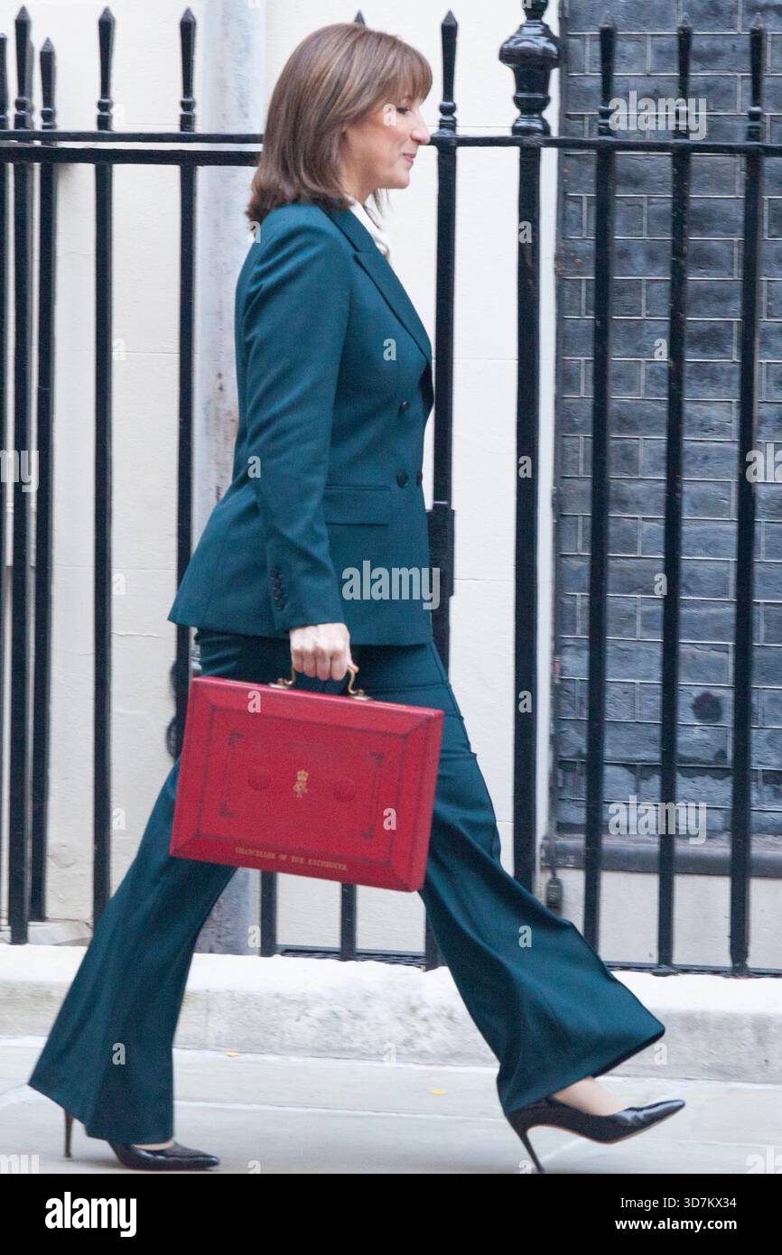 Rachel Reeves Despatch Box London, UK, 26 November 2025: At Downing Street in Westminster ...