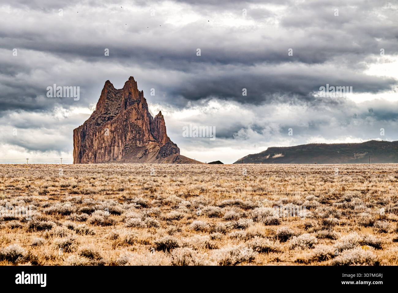 Shiprock New Mexico Sacred Volcanic Neck Rock Formation Known As Tse Shiprock New Mexico Sacred Volcanic Neck Rock Formation Known As Tse