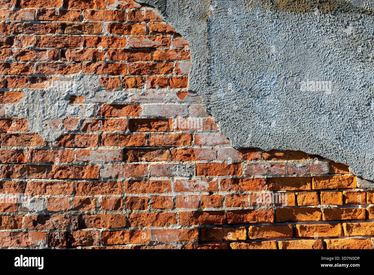 Abstract brick patterns in Astoria, Oregon, USA Stock Photo