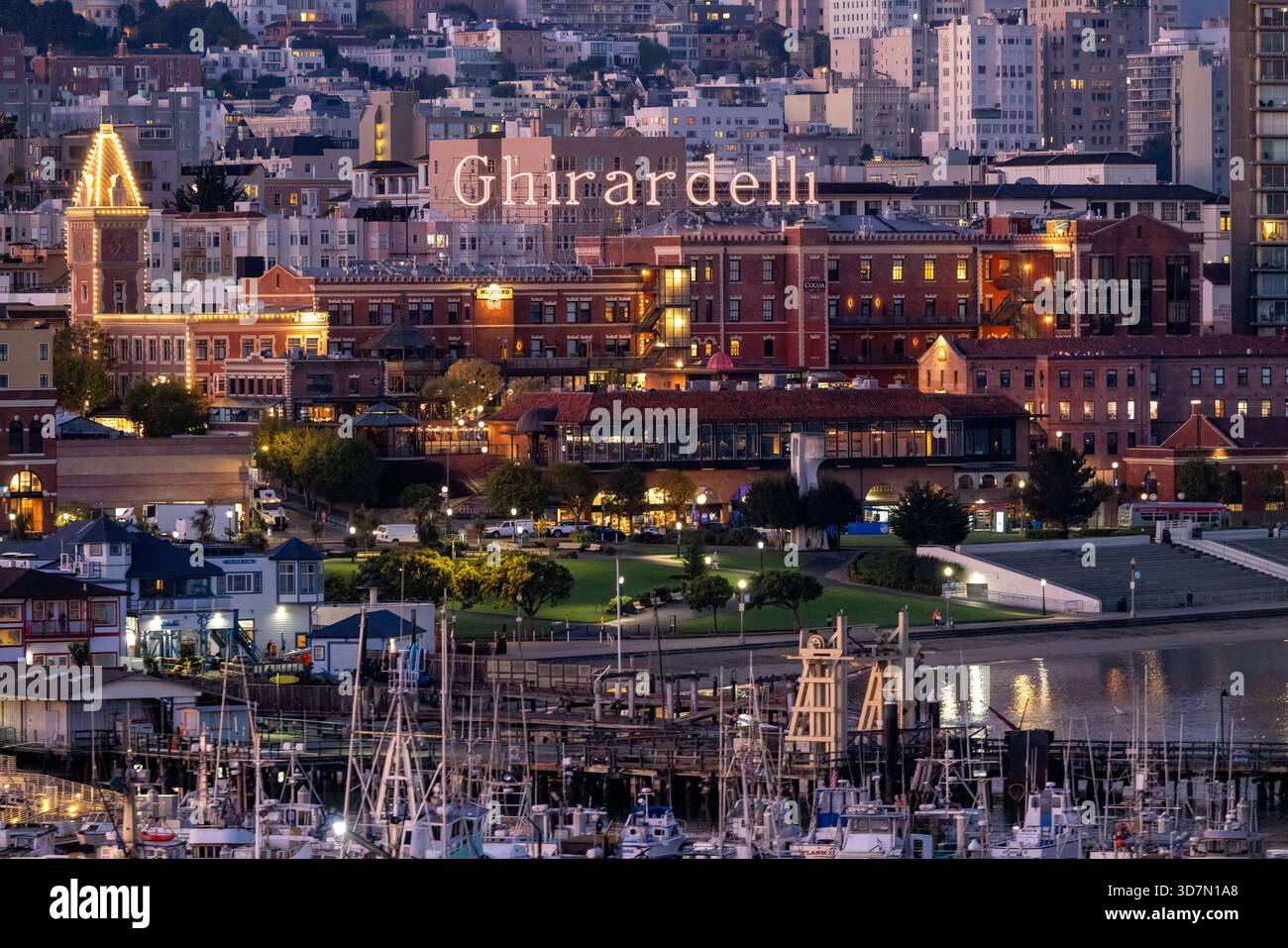 Ghirardelli Square - San Francisco, California, USA Stock Photo