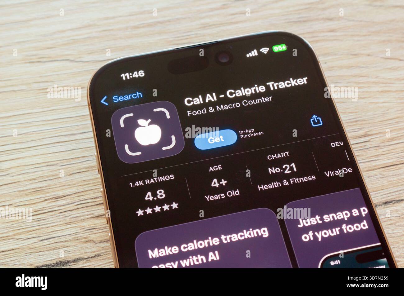 Ostrava, Czechia - July 3, 2025: Apple app store with Cal AI Calorie ...