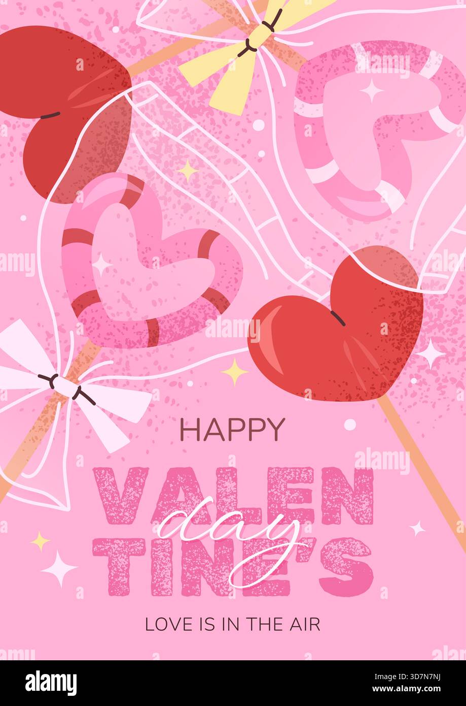 Pink sweets valentines day Stock Vector Images - Alamy