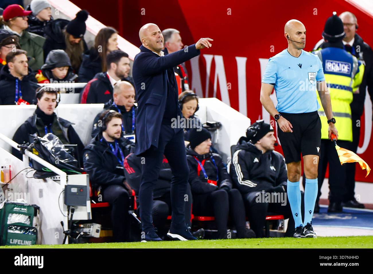 LIVERPOOL - Liverpool FC coach Arne Slot during the Champions League ...