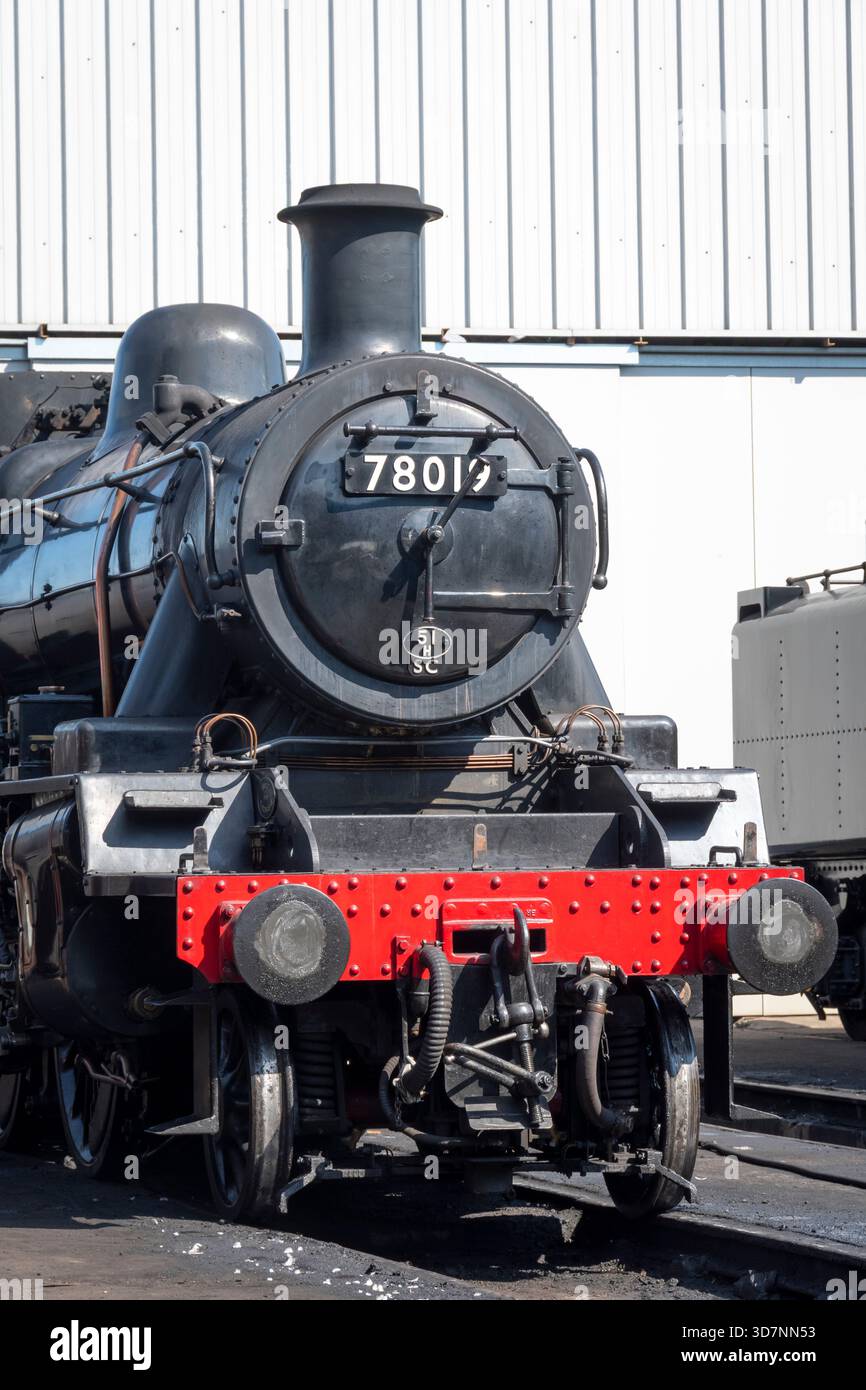 British Railways Standard Class 2, 78019, steam locomotive at the Great ...
