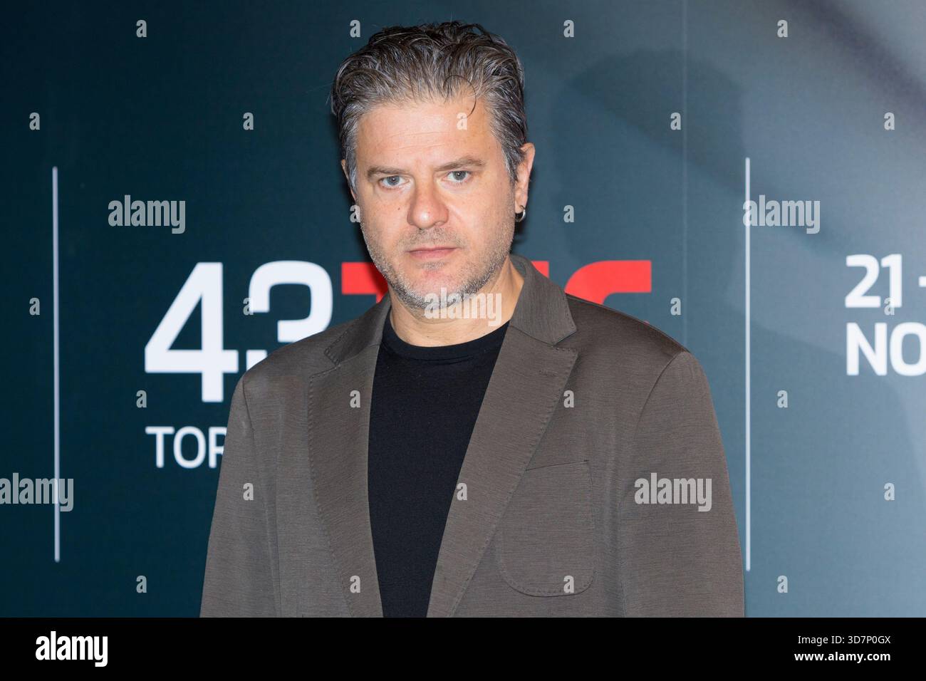 Turin Italy 26th Nov 2025 Actor Edoardo Pesce Attends Photocall At Turin Italy 26th Nov 2025 Actor Edoardo Pesce Attends Photocall At 2025 Torino Film Festival Credit Marco Live News 3D7P0GX 