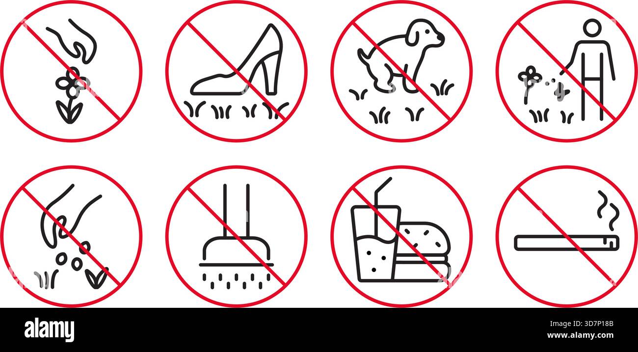 Crossed out red sign Stock Vector Images Alamy