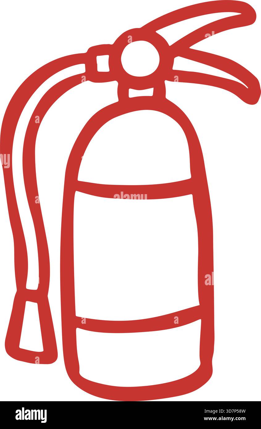 Vintage fire extinguisher drawing hi-res stock photography and images ...