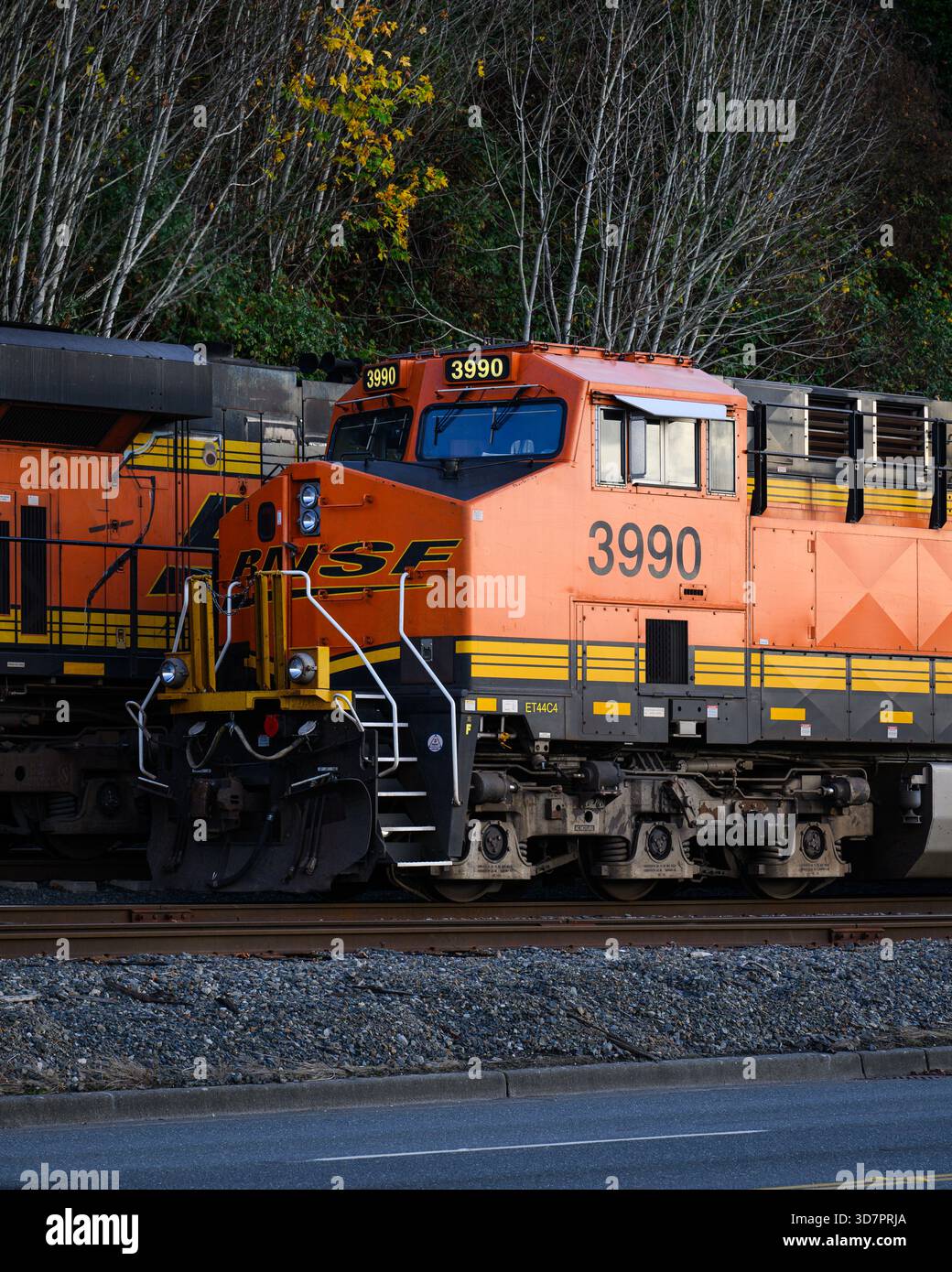 Orange train engine hi-res stock photography and images - Alamy