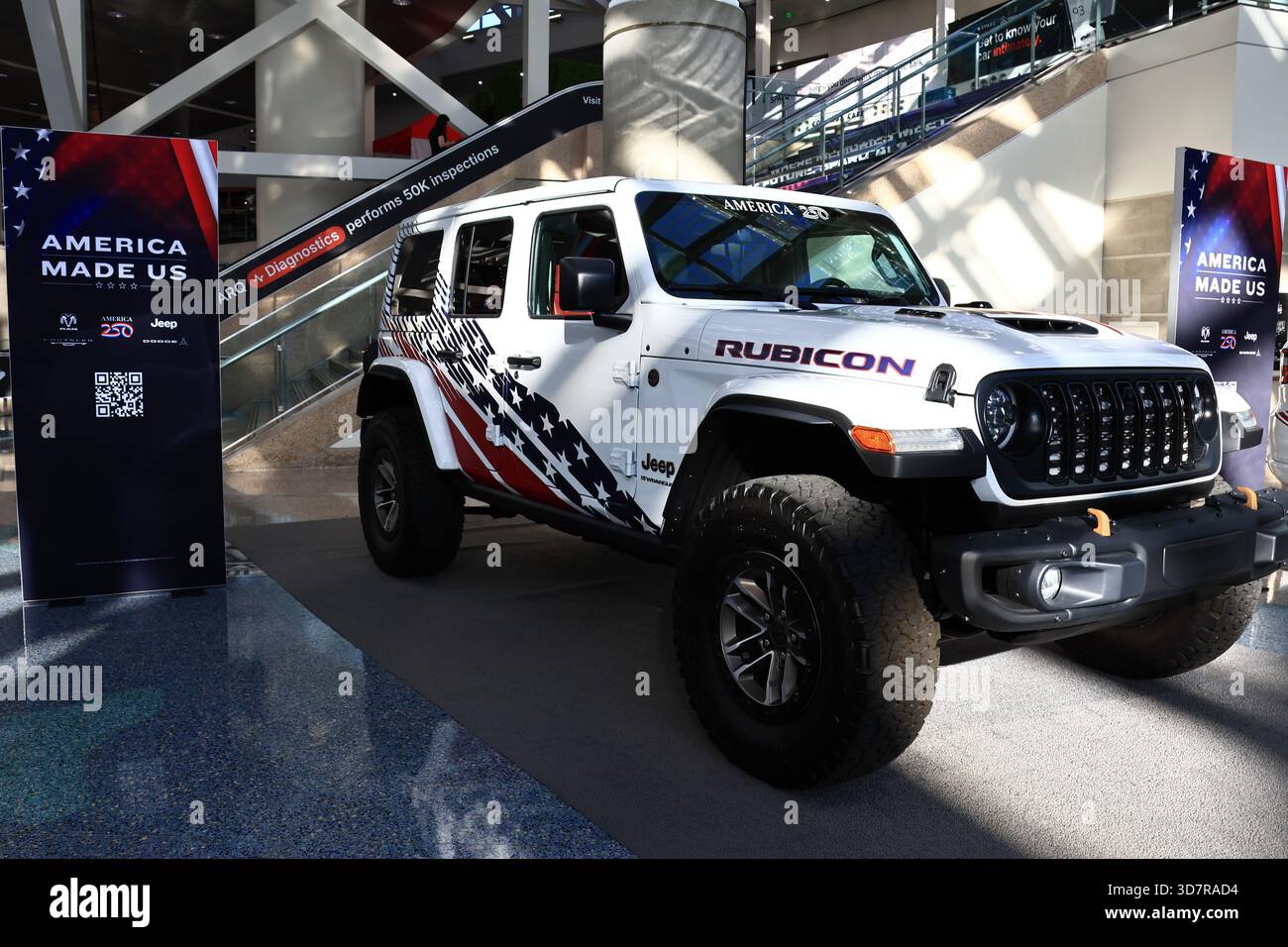 Jeep Wrangler Rubicon at 2025 Los Angeles Auto Show. The LA Auto Show ...
