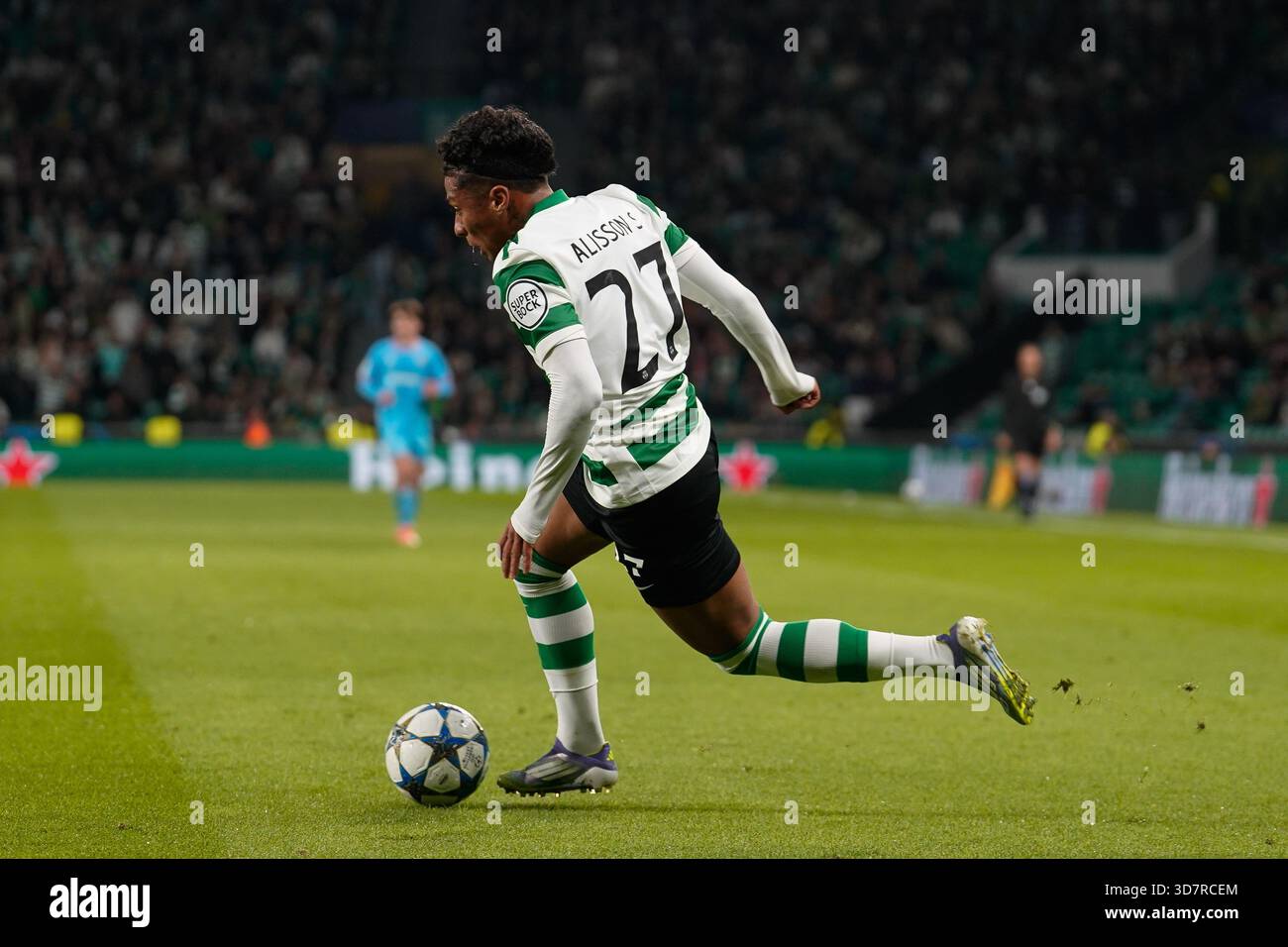 Alisson Santos of Sporting CP seen in action during UEFA Champions ...