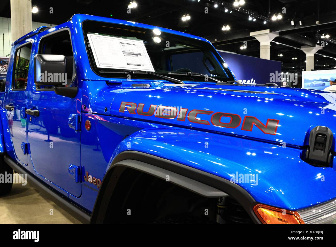 Jeep Gladiator Rubicon at 2025 Los Angeles Auto Show. The LA Auto Show ...