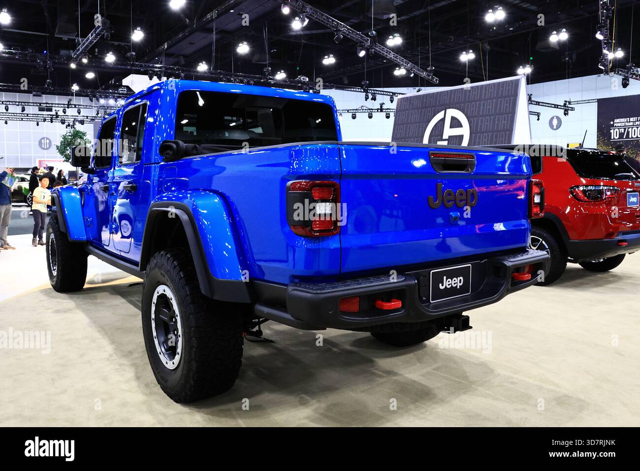Jeep Gladiator Rubicon at 2025 Los Angeles Auto Show. The LA Auto Show ...