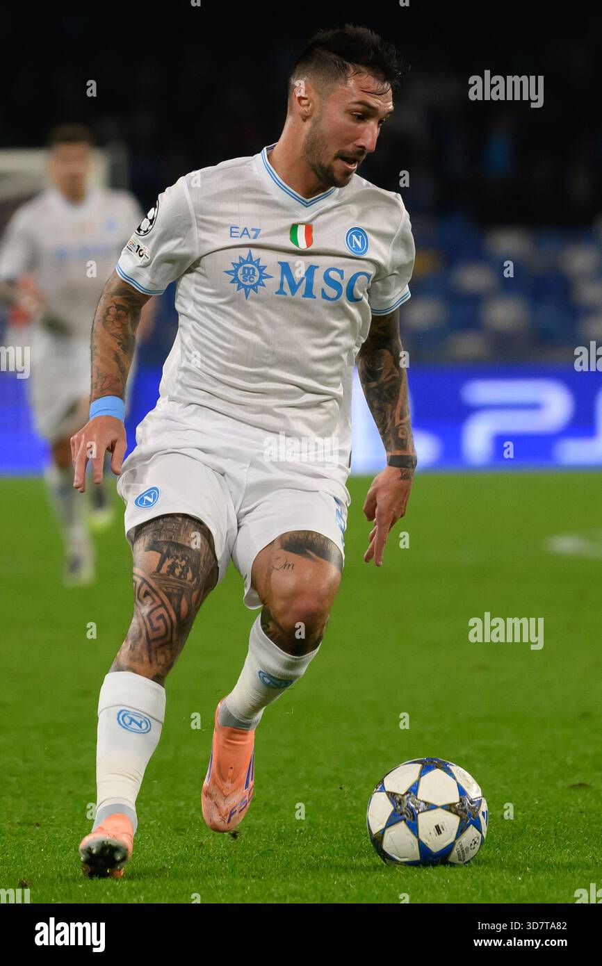 Politano Matteo Politano of SSC Napoli in action during the UEFA Champions ...