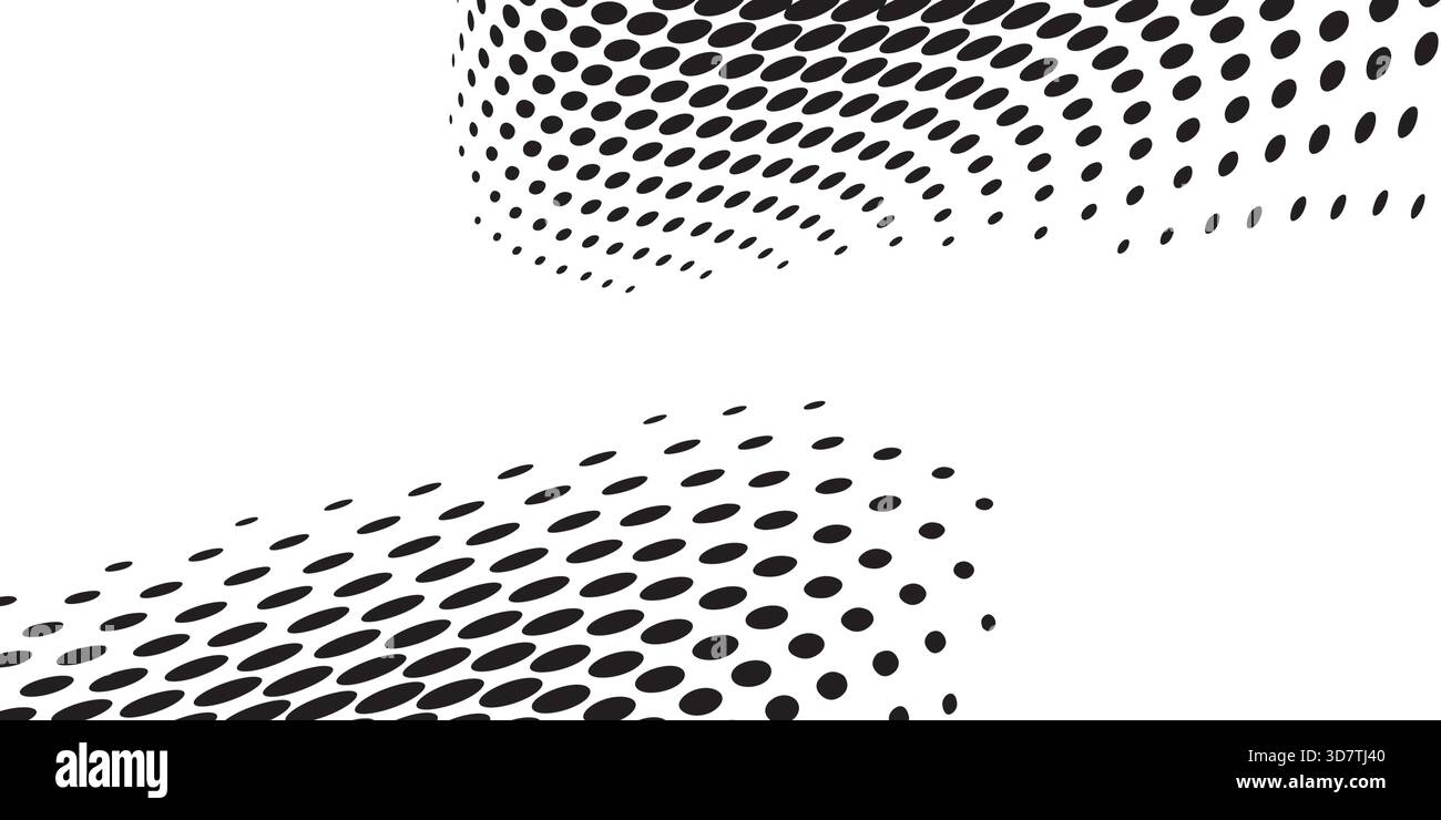 Dynamic digital dots creating shape hi-res stock photography and images ...