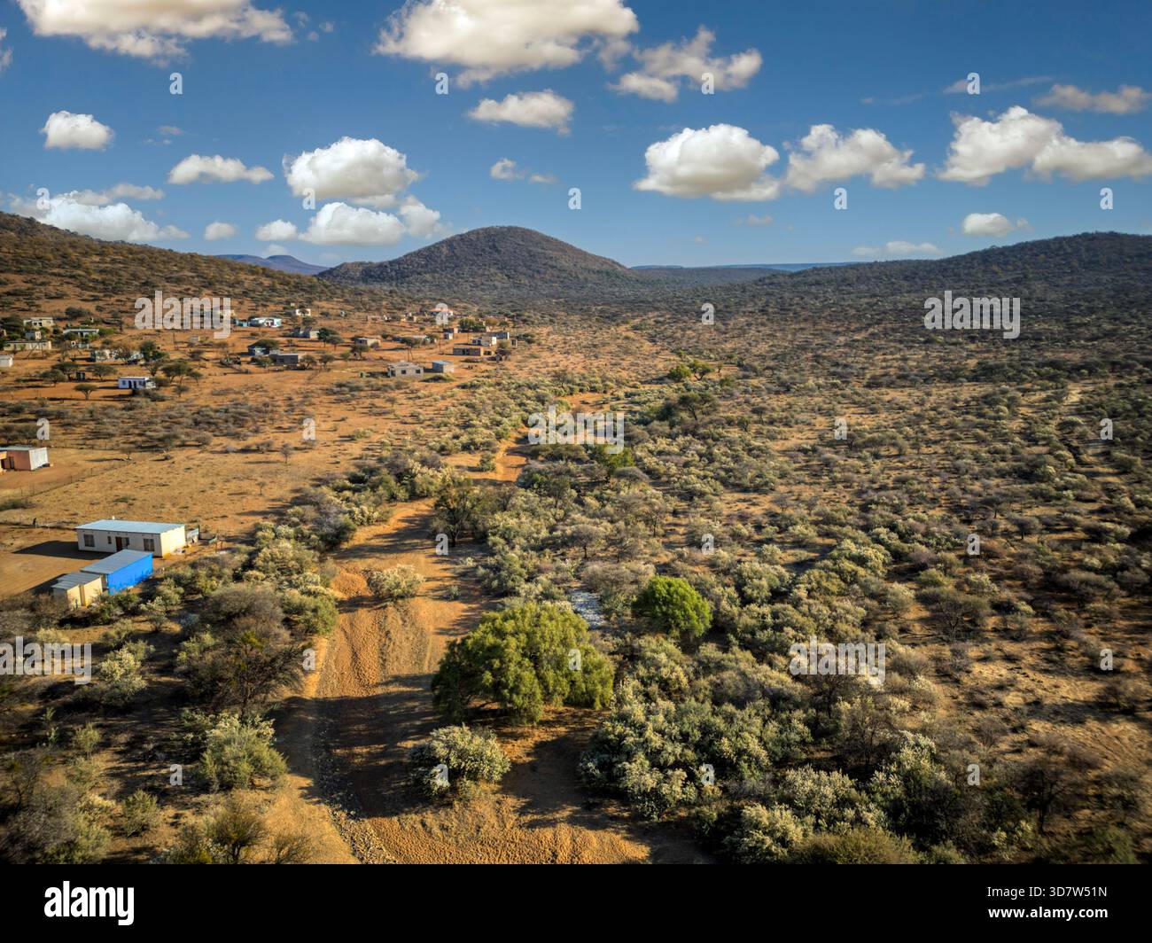 Rural settlement south africa aerial hi-res stock photography and ...