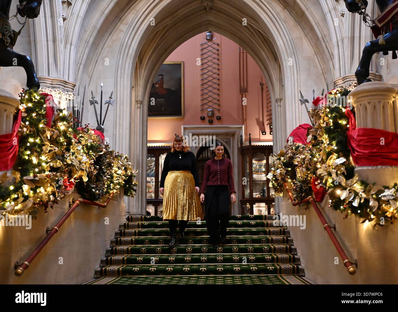 A preview of the State apartments at Windsor Castle decorated with ...