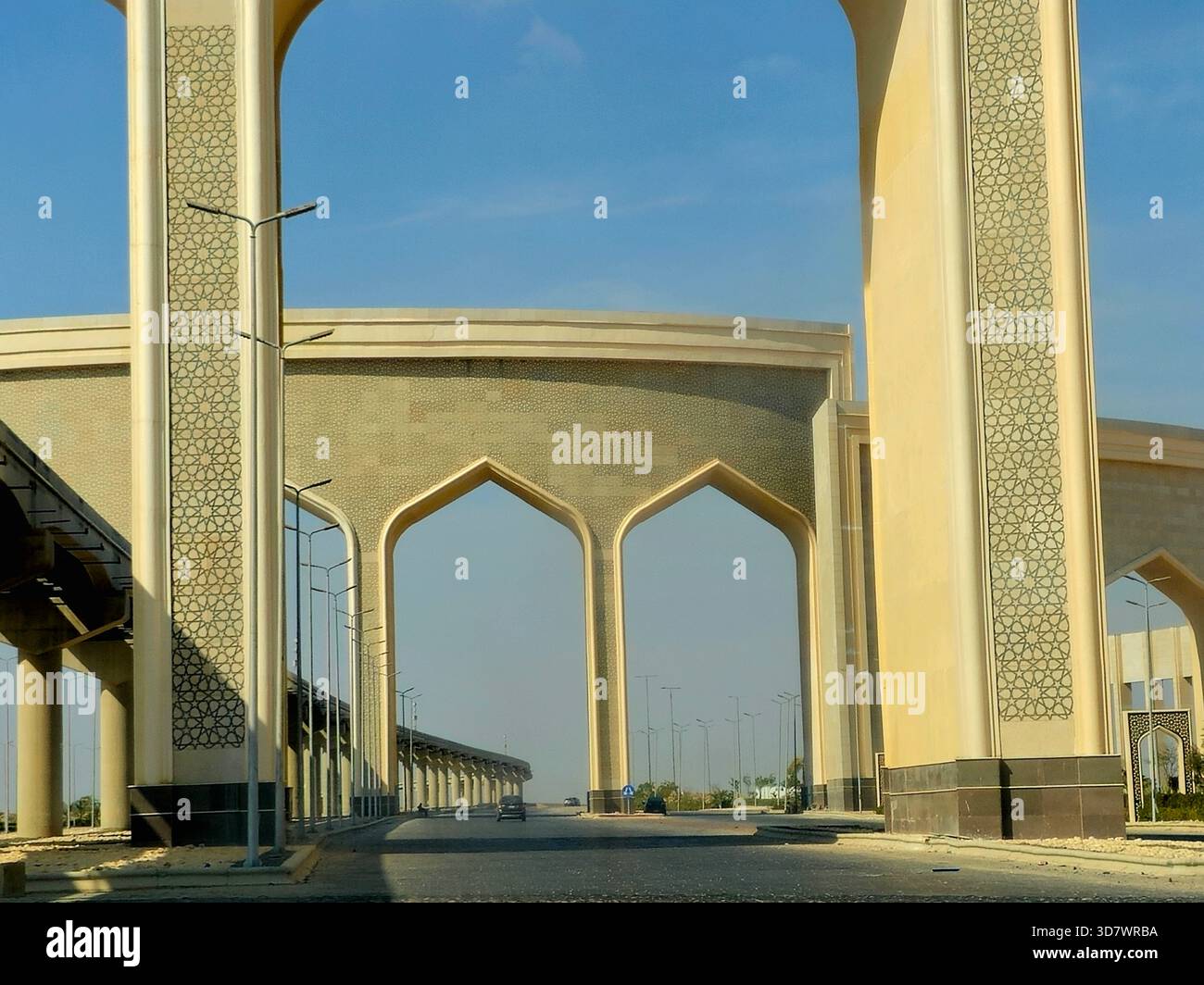 Cairo, Egypt, November 8 2025: The gates of The New Administrative ...